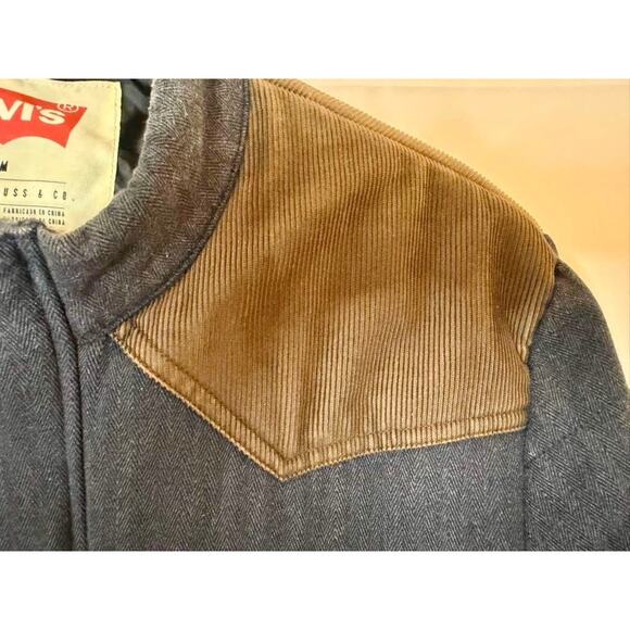 Levi's Barstow Puff Jacket Men's Medium in Grey - Picture 4 of 11